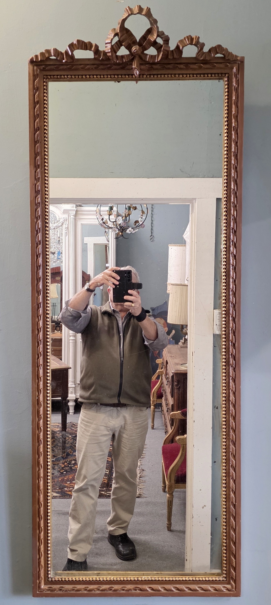 A French Pier Glass Mirror